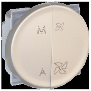 Piezas DE VENTILADOR DE CONTROL CMV de 2 velocidades COMETE TITANIUM con función de encendido/apagado - Product Image 1