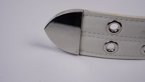 Cintura in Pelle PU Stile Punk Chic con Doppi Occhielli in Lega per Uomo e <span class=keywords><strong>Donna</strong></span> Jeans <span class=keywords><strong>Cowboy</strong></span> Western Moda Designer Larghezza 4cm Lunghezza 115cm - Product Image 5