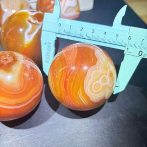 Vente en gros de boule d'énergie de haute qualité de guérison naturelle de méditation artisanat en quartz sphère d'<span class=keywords><strong>agate</strong></span> de Sardonyx rouge - Product Image 2