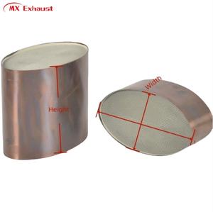 Katalis Logam Aliran Tinggi 100-600CPSI Konverter Katalitik Logam Dengan Standar Euro0, Euro4, Euro5 - Product Image 2