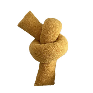 Style nordique Alien agneau velours oreiller décoratif tissé boule forme canapé coussin pour maison chambre chaise siège de voiture taille noël - Product Image 6