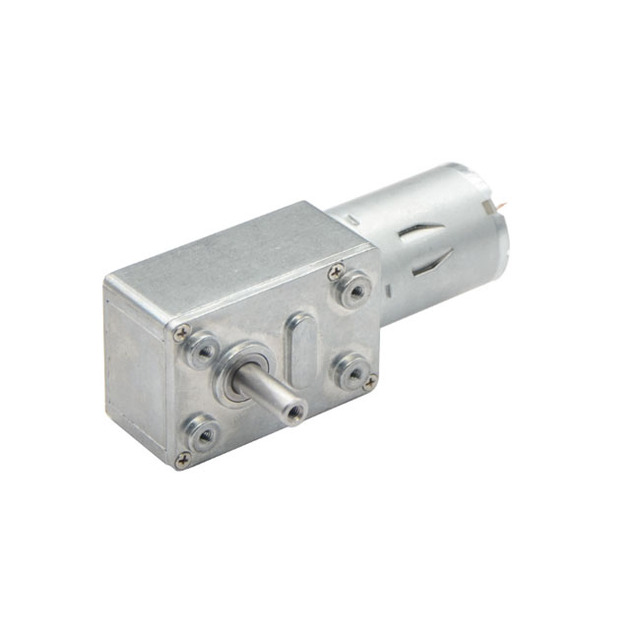 High Torque 370 Motor 3246 Gearbox 12v 24v Worm Gear Motor with Low RPM Durable Permanent Magnet Construction