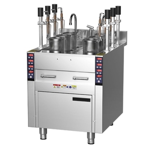 Cuiseur à pâtes automatique professionnel pour cuisine de <span class=keywords><strong>restaurant</strong></span>, 3 à 6 paniers, en acier inoxydable, haute puissance, cuiseur à nouilles automatique - Product Image 6