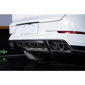 Protector de Parachoques Trasero de Fibra de Carbono Tecat para Cayenne, Modificación y Mejora de Automóviles 2018-2023 - Product Image 3