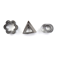 Ensemble de 24 mini emporte-pièces en acier inoxydable pour biscuits, pâtisseries, pâte à donuts et argile