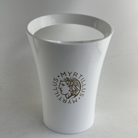 Seau à glace en plastique acrylique pour vin, bière, champagne, 5L, bar, fête