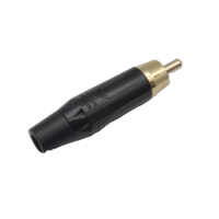 Fiches RCA Câble audio pour instrument Broche plaquée or Cuivre sans oxygène Prise RCA Instrument Câble guitare Connecteur audio