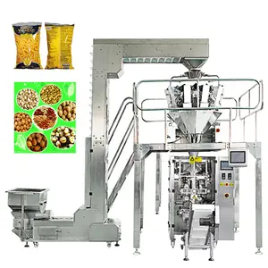 Multi-function Fully Automatic High Quality Multi Head Weigher Popcorn Dry Fruit Nuts Snack Food Packaging Machine