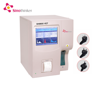 Analyseur d'hématologie vétérinaire réutilisable Sinothinker, différentiel à 3 parties, analyse automatique <span class=keywords><strong>CBC</strong></span>, 30 échantillons/heure pour chiens et autres animaux vétérinaires - Product Image 1
