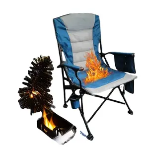 Hangrui Deluxe Electric Heated Folding Chair for Outdoor Activities