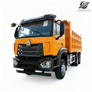 Camion benne d'occasion Howo 6x4 diesel, poids lourd, marque chinoise d'origine Sinotruk, pour construction et exploitation minière, bon état - Product Image 1