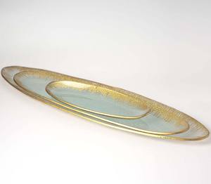 I piatti per la cena in vetro trasparente ad alto contenuto di borosilicato all'ingrosso impostano il piatto per la cena del caricatore in vetro trasparente - Product Image 3