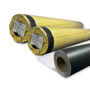 Lona de PVC Autoadhesiva Brillante Blanca y Negra, Impermeable y Resistente al Sol, para Impresión de Publicidad Exterior, Venta al Por Mayor de Fábrica - Product Image 1