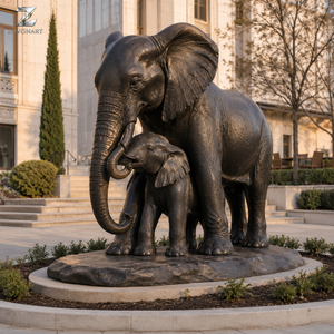 Scultura <span class=keywords><strong>di</strong></span> <span class=keywords><strong>leone</strong></span> in bronzo, artigianato in metallo, fusione realistica, statua ecologica <span class=keywords><strong>di</strong></span> fauna selvatica per esterni, parchi, piazze, giardini e paesaggi - Product Image 2