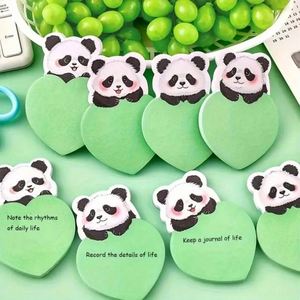Notas Adhesivas de Alta Calidad con Diseño de Panda Alienígena, Bloc de Notas Multiusos, Papel Adhesivo para Mensajes, Notas Bonitas para la Vuelta al Cole, Oficina - Product Image 1