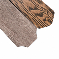 Ventilateur de plafond Guanghua avec pales décoratives en bois, motif feuille de bois élégant, pour la décoration intérieure