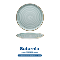 Assiette à pizza Napoli Green Circus 33 cm Impression numérique Saturnia