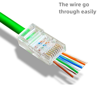Connecteur RJ45 8P8C CAT5 Modulaire pour Câble Réseau Cat5e Cat6 – Vente Chaude en Chine