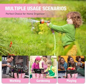 Échantillon gratuit, sac de rangement pour outils de jardin imperméable OEM, grande capacité, 600D Oxford, multi-poches - Product Image 4