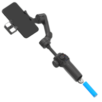 Téléphone portable pliable populaire à 3 axes avec trépied de tige d'extension de création de lumière d'appoint pour stabilisateur de cardan Selfie Stick