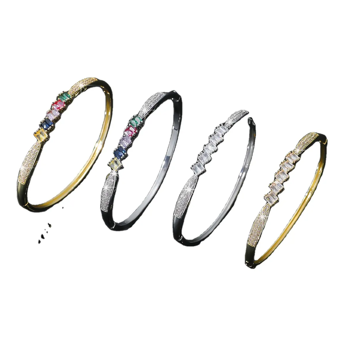Thiết kế thời trang đồ trang sức vòng đeo tay & Bangles Bangkok Bông tai 18K mạ vàng Bangles 18K vàng Bangle Vòng đeo tay saudi AR