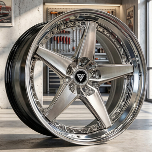 Rines Forjados de 2 Piezas Personalizados 5x112 5x120 <span class=keywords><strong>5x100</strong></span>, Rines Forjados Ligeros de Competición para Autos de Pasajeros E90 F10 - Product Image 2