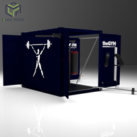 Salle de sport modulaire en conteneur Magic House avec équipement pour la maison