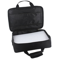 Étui de protection portable multifonctionnel de grande capacité, simple, résistant à l'eau, en nylon durable, avec fermeture éclair, pour PS5 Slim