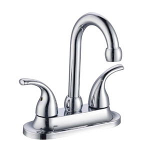 <span class=keywords><strong>Miscelatore</strong></span> <span class=keywords><strong>Acqua</strong></span> Calda e <span class=keywords><strong>Fredda</strong></span> con Funzione Doppia Maniglia, Montaggio su Piano da 4 Pollici - Product Image 1