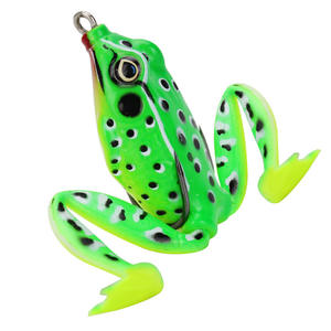 Guosong Vente en gros Sea Topwater 5 pcs/boîte Grenouille Leurre Boîte Accessoires de pêche Grenouille 50mm12g Leurre de pêche souple en plastique appât Poisson - Product Image 4