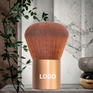 Amission Custom LOGO Soft Synthetic Hair Tube Aluminium Travel Cosmetic Tool Mini Kabuki Makeup Brush Pinceaux Maquillage Face - Product Image 3