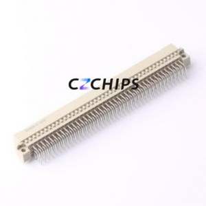 650906-5 Board-to-Board & Backplane Connector Bent Lead Through Hole,P=2.54mm Connector 2.54mm Right Angle Insert 3 Gold - Product Image 2