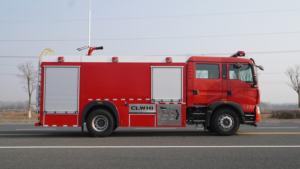 Nouveau véhicule de sauvetage diesel de camion de lutte contre les incendies HOWO moyen de 8 tonnes - Product Image 3