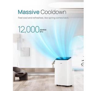 เครื่องปรับอากาศแบบติดผนังแบบแยกส่วนพกพา R32 AC 11,90020,999 BTU ระบบทำความเย็น/ทำความร้อน ควบคุมด้วยรีโมทคอนโทรลและแอปพลิเคชัน สำหรับสำนักงาน R32 - Product Image 4