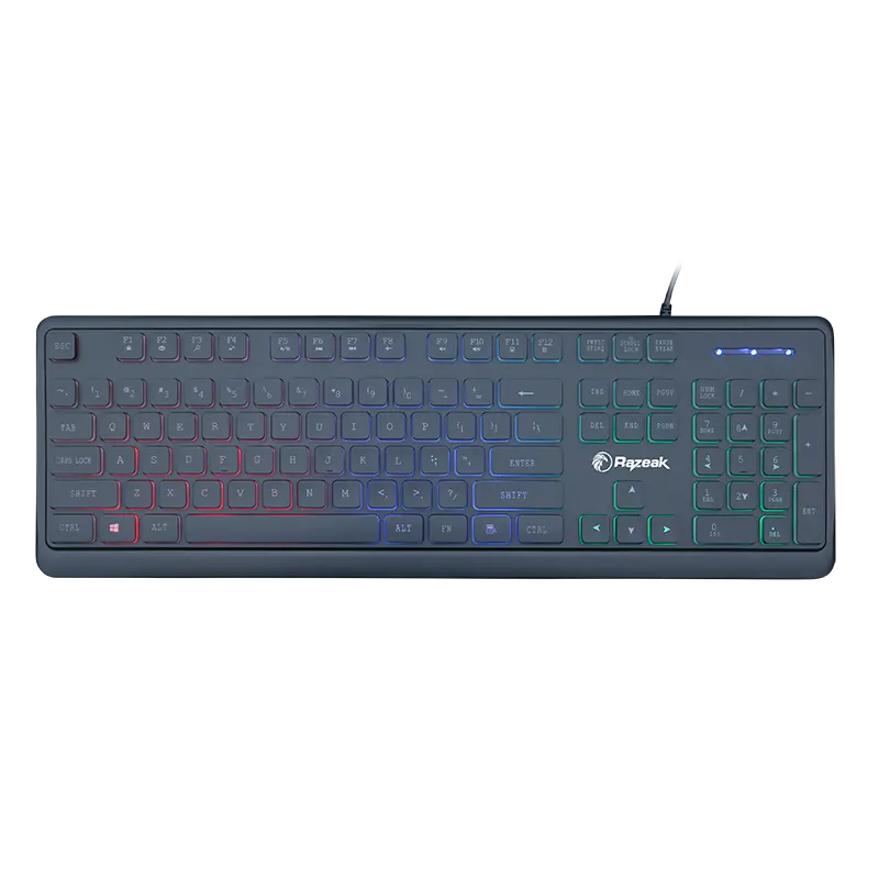 Cheap Price Gamming Keyboard Online Custom Worlde Key Caps 104 Keys Thin Keyboard For Travel