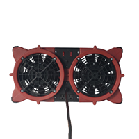 Ventilateur d'air à double axe TwinForce 1450CFM Débit d'air élevé Conduit flexible compatible 360 °   Ventilateur de séchage de tapis rotatif certifié ETL/CETL