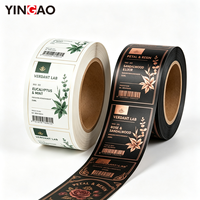 Maßgefertigte Ölbeständige Private Botanische Ätherische Öl-Flaschenetiketten Gestempelt Stark Klebende Verpackung Vinyl-Logo Rollenverpackung