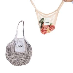 Sacs en coton personnalisés, sacs de courses en filet et filets à œufs pour supermarchés - Product Image 1