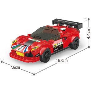 MILI 27 frekans araba modeli yapı taşı uzaktan kumanda RC araç seti monte spor araba süsleri küçük plastik çocuk oyuncak hediye - Product Image 3