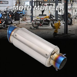 Nouveau <span class=keywords><strong>silencieux</strong></span> d'échappement pour moto, escapement moto universel pour Nmax CRF 230 Z750 CB400 <span class=keywords><strong>ER6N</strong></span> GY6 - Product Image 2
