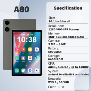 Tablet Android de 10.1 Pulgadas en Oferta, con WiFi 6, Descarga Rápida, Reproducción de Streaming, Tablet para Oficina - Product Image 2