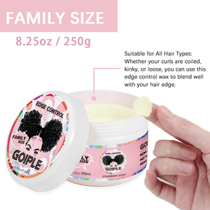 <span class=keywords><strong>Cire</strong></span> coiffante pour bords à marque privée, sans résidus et maintient une tenue forte, idéale pour les coiffures slick back, les baby hair et des bords impeccables - Product Image 3