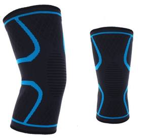 Genouillère de compression en nylon avec logo personnalisé, vente en gros - Product Image 2