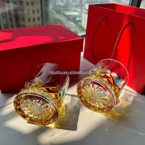 Copa de Vino Redonda de Cristal de Alta Calidad, 300 ml, Hecha a Mano, Estilo Antiguo, para Bar - Product Image 3