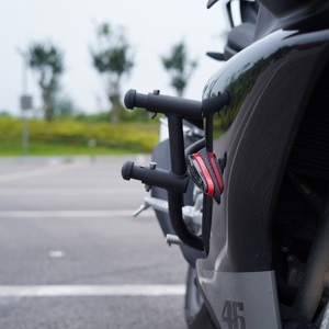 Phụ kiện xe máy, thanh bảo vệ chống đổ, thép carbon, giảm xóc kép, bảo vệ đầu xe cho CFMOTO 450SR - Product Image 4