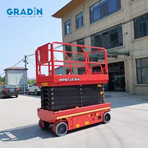 Diskon besar desain baru hidrolik listrik Mini mendorong sendiri gunting Lift - Product Image 6