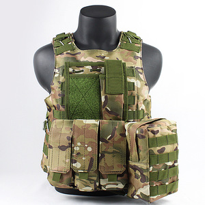 เสื้อกั๊กฝึกซ้อมลายพราง OEM แบบแท้ ป้องกันการแทง ปลดเร็ว แบบสะเทินน้ำสะเทินบก โครงเหล็ก สำหรับการใช้งานทางยุทธวิธี - Product Image 6