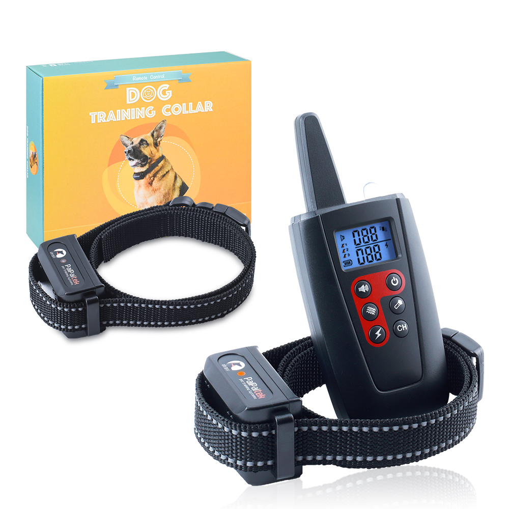 PaiPaitek PD 526-2 Remote Dog Training Collar with Shock, Vibration Beep - 1000m Range IP67 Waterpro