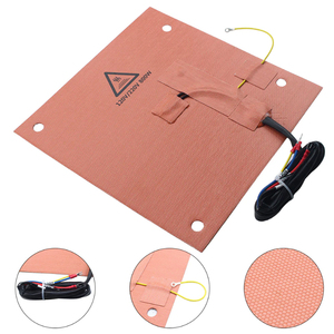 แผ่นทำความร้อนซิลิโคนแบบสองแรงดันนำเข้า 120V/220V สำหรับ K1 MAX ไบเมทัล 157 °   เครื่องทำความร้อนใต้เตียง - Product Image 3
