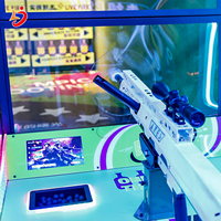 Máquina de Juego de Simulación Interactiva de Disparos con Pistola - Equipo de Entretenimiento de Tiro Real Operado con Monedas para Parques de Atracciones